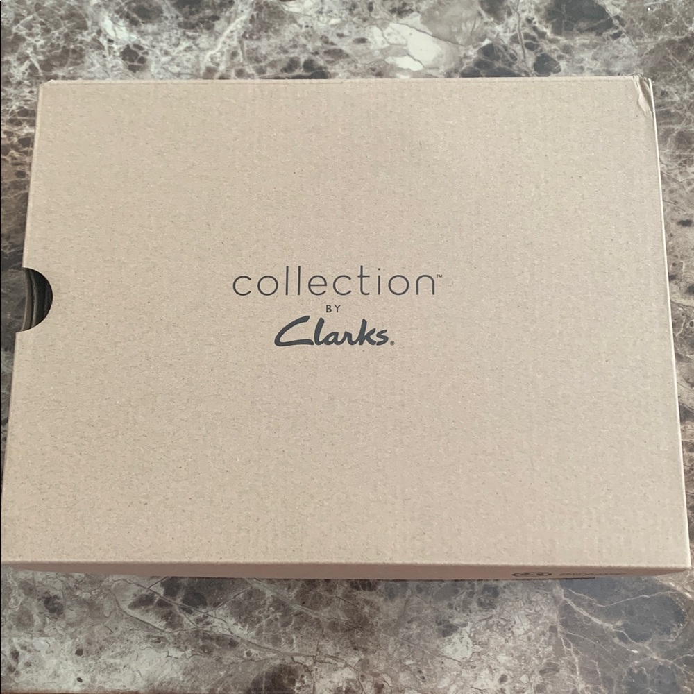 Clarks Black Nubuck Giselle Beach Wedge Sandal – Size 8.5M - Picture 13 of 13